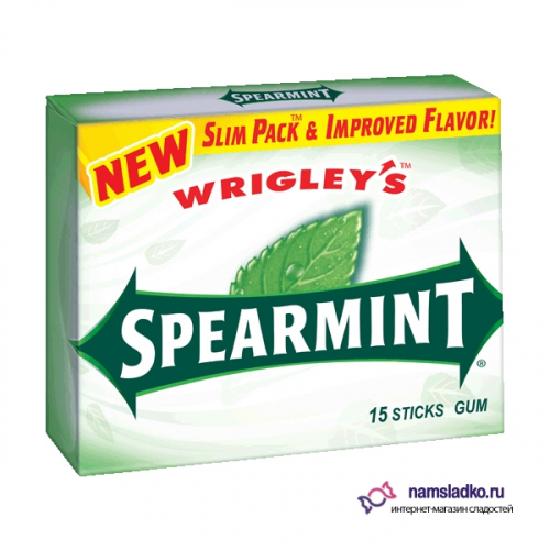 Жевательная резинка Wrigley*s Spearmint 13г 10185666