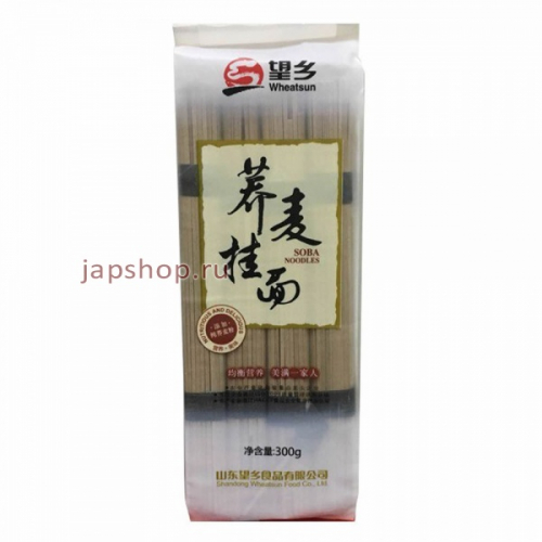 908004 Wheatsun Soba Noodles Лапша соба, 300 гр. Shandong Wheat Sun ...