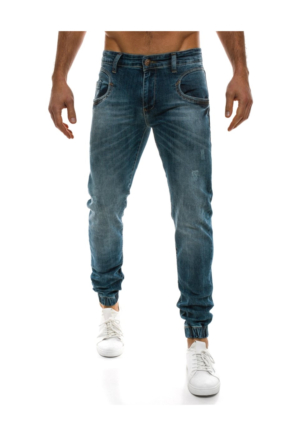 Джоггеры мужские джинсовые