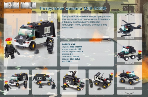 M38 b0305 схема сборки Патрульная машина M38-B1600