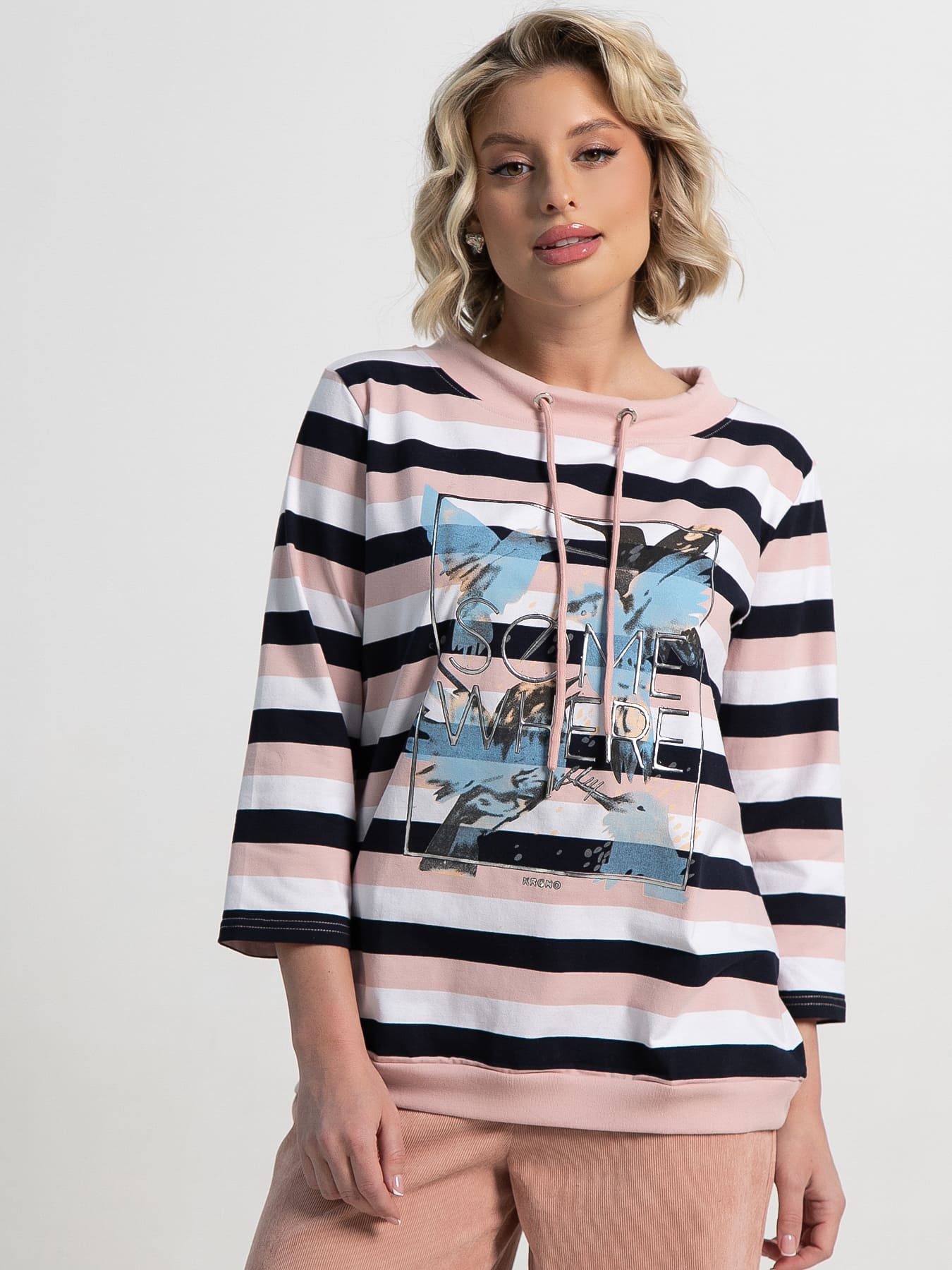 Джемпер Розалия (розово-синяя) Б15132-18М