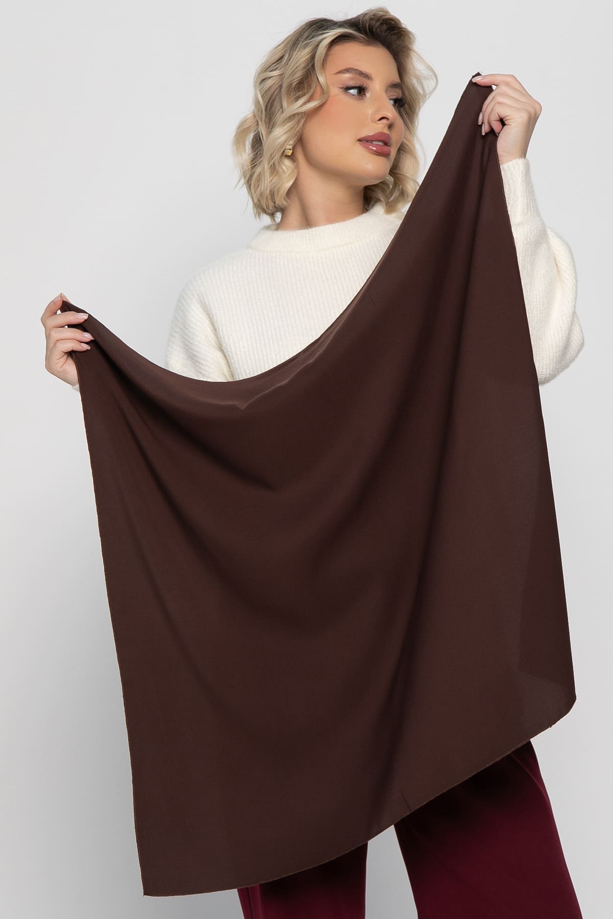 Косынка с завязками (шоколад) КЗВ9-53М