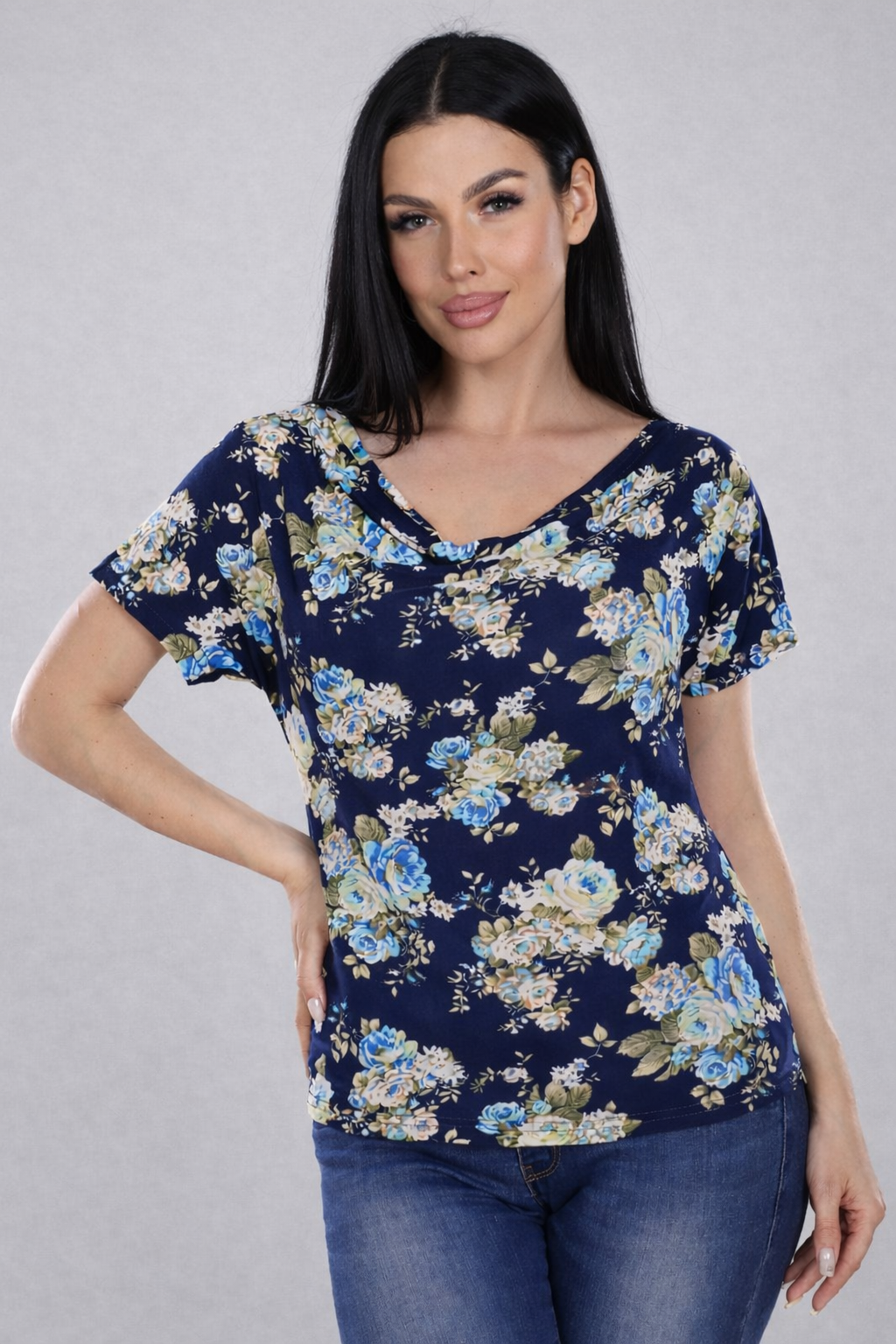 Качели - 2 - футболка цветы топаз