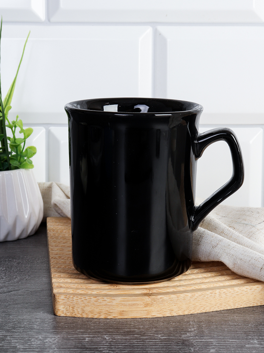 Кружка 320 мл Классика черная / RT-133 /уп 48/