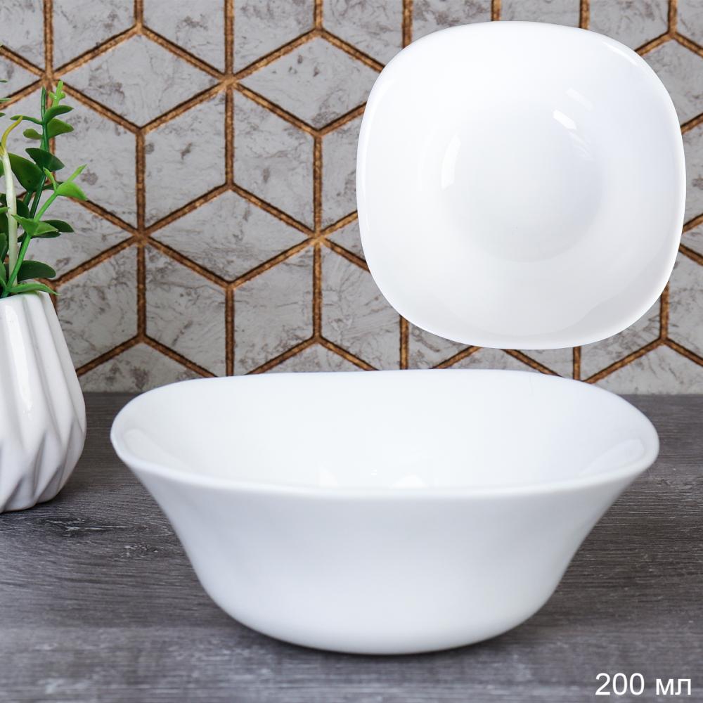 Салатник квадратный 200 мл 120 мм белый / FSW-47XN (WHITE) /уп 72/