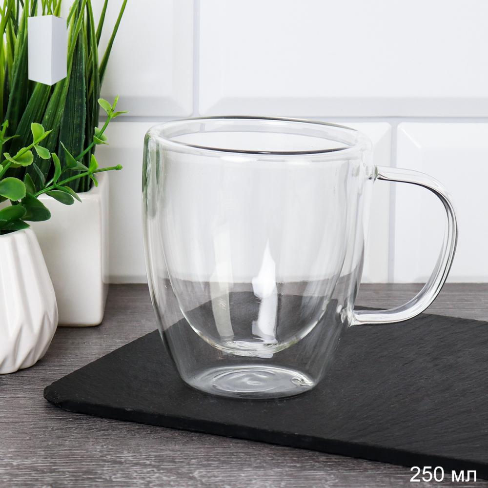 Кружка 250 мл с двойными стенками / LCWB5711 /уп 100/