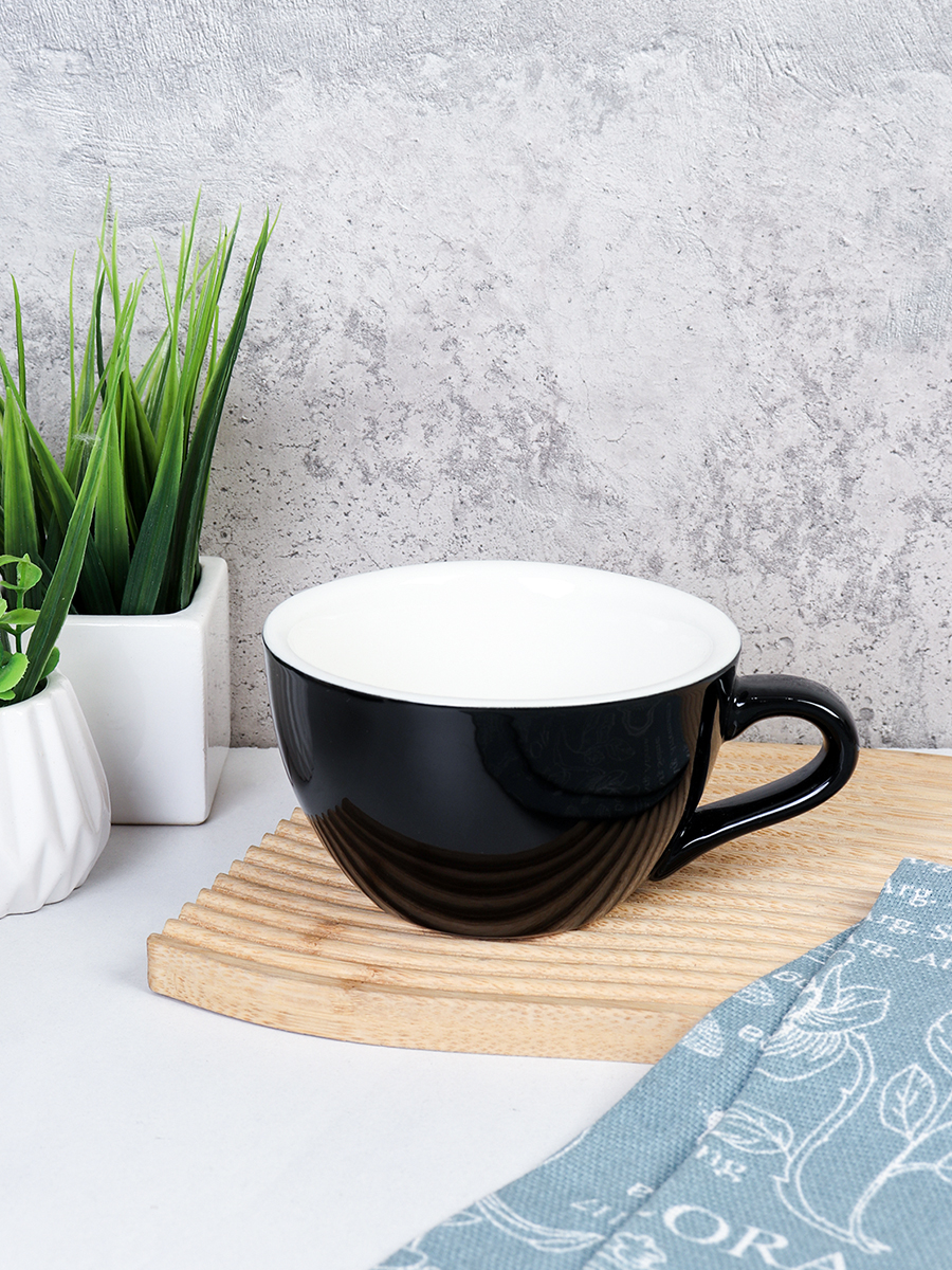 Кружка 350 мл Блэк / BGL-410 /уп 42/ чашка чайная