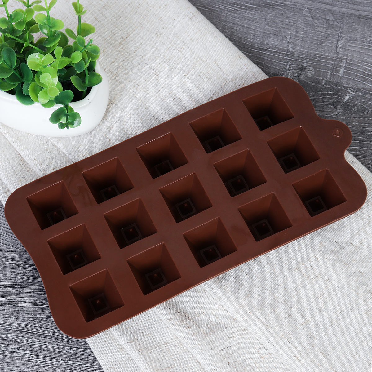 Форма для конфет мармелада и льда 15 ячеек силиконовая / HL-199 /уп 300/ 21*10*1,8 см/ 0,045/ ПРОМО АКЦИЯ