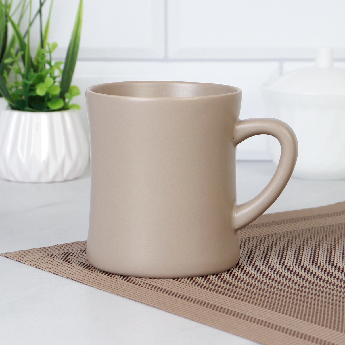 Кружка 360 мл фигурная Пастель / PF-365 /уп 48/738583/ ПРОМО АКЦИЯ