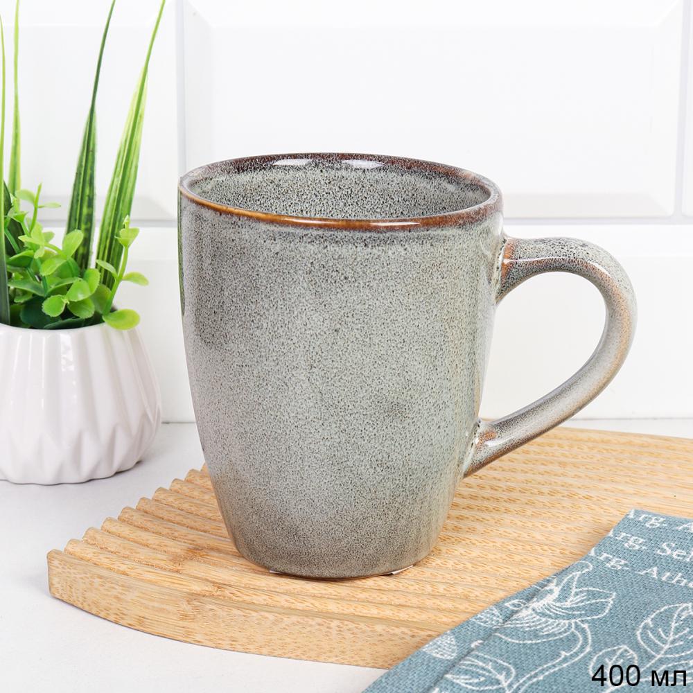 Кружка 400 мл / 88013-12 oz /уп 6/24/ Глазурованное реактивное покрытие ДОП СКИДКА НА КОРОБ 2%