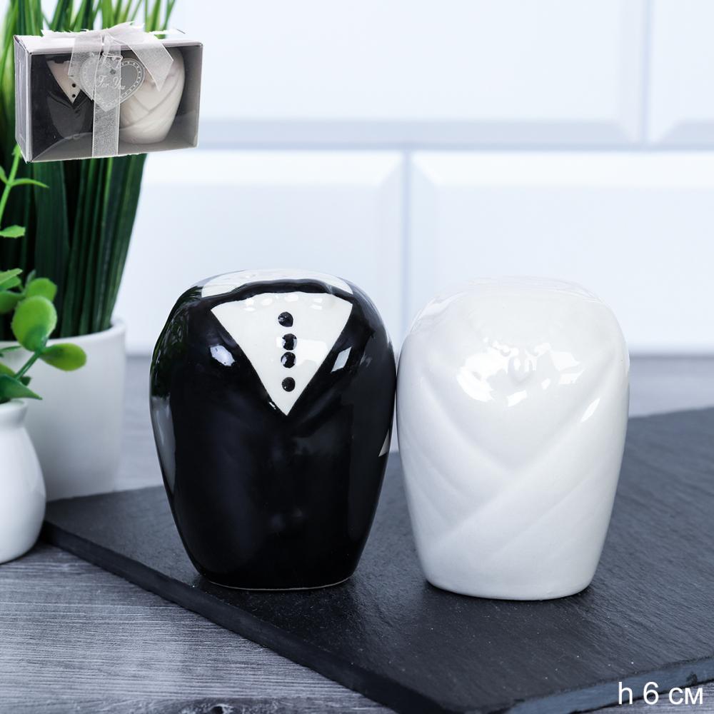 Набор для специй 2 предмета Молодожены / 31033 /уп 165/