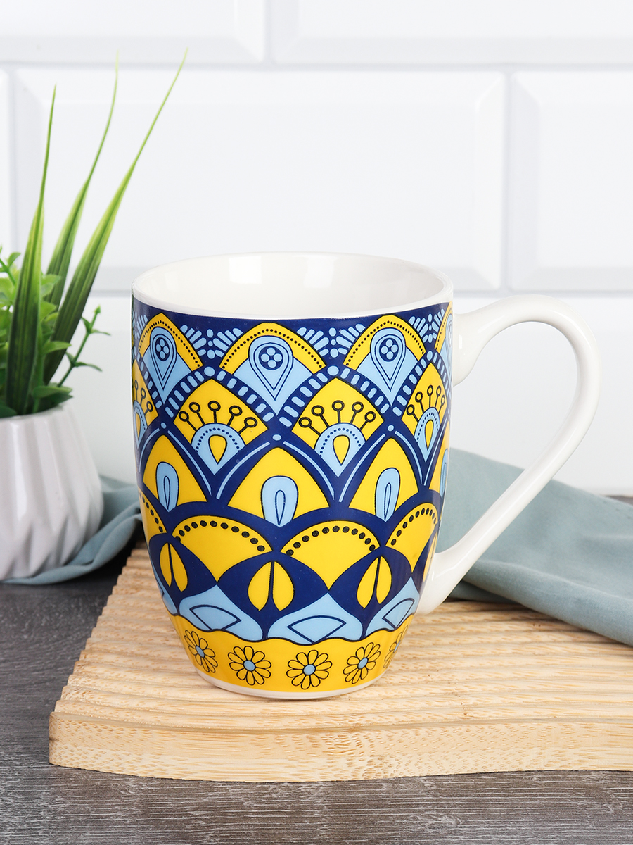 Кружка 400 мл Восточный орнамент / AA-304-23 /уп 72/