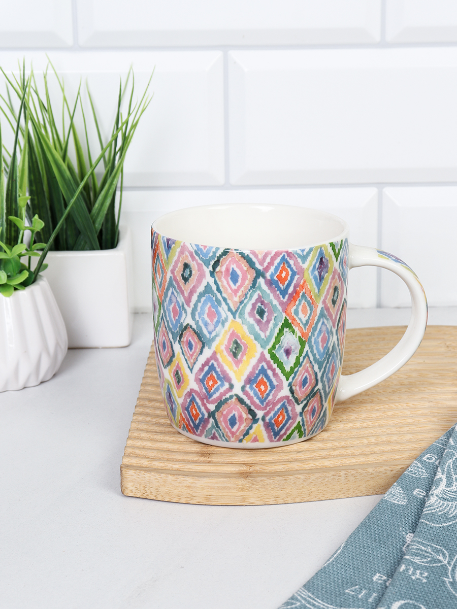 Кружка 350 мл Акварель / D276 /уп 72/ ПРОМО АКЦИЯ