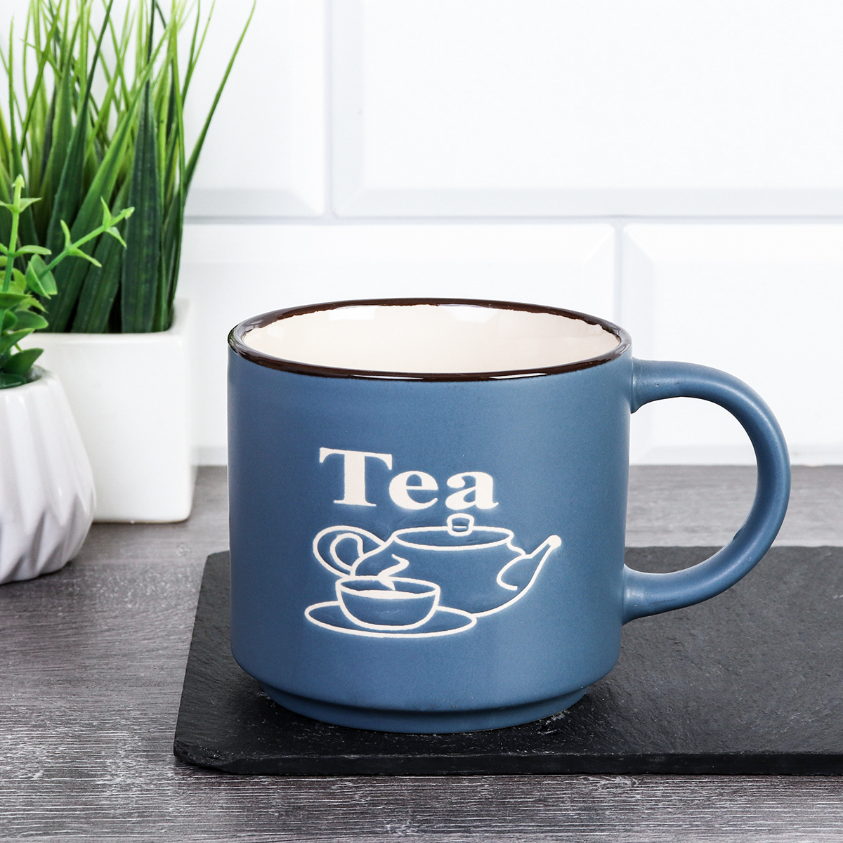 Кружка 400 мл / 20432 /уп 8/ Чай/ ШТУЧНО