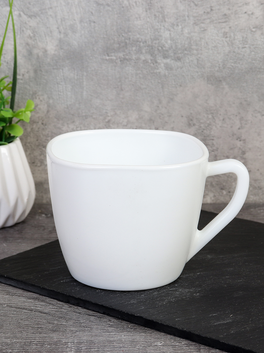 Кружка 250 мл квадратная белая / FCB220 (WHITE) /уп 6/48/