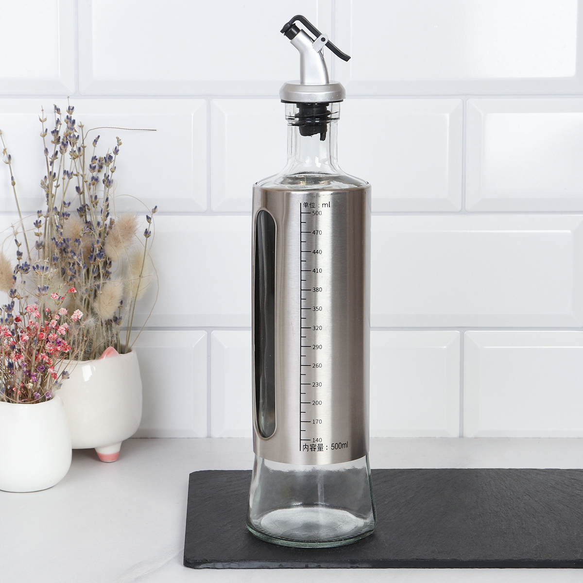 Емкость с дозатором для жидких специй 500 мл / YF-1024 /уп 48/