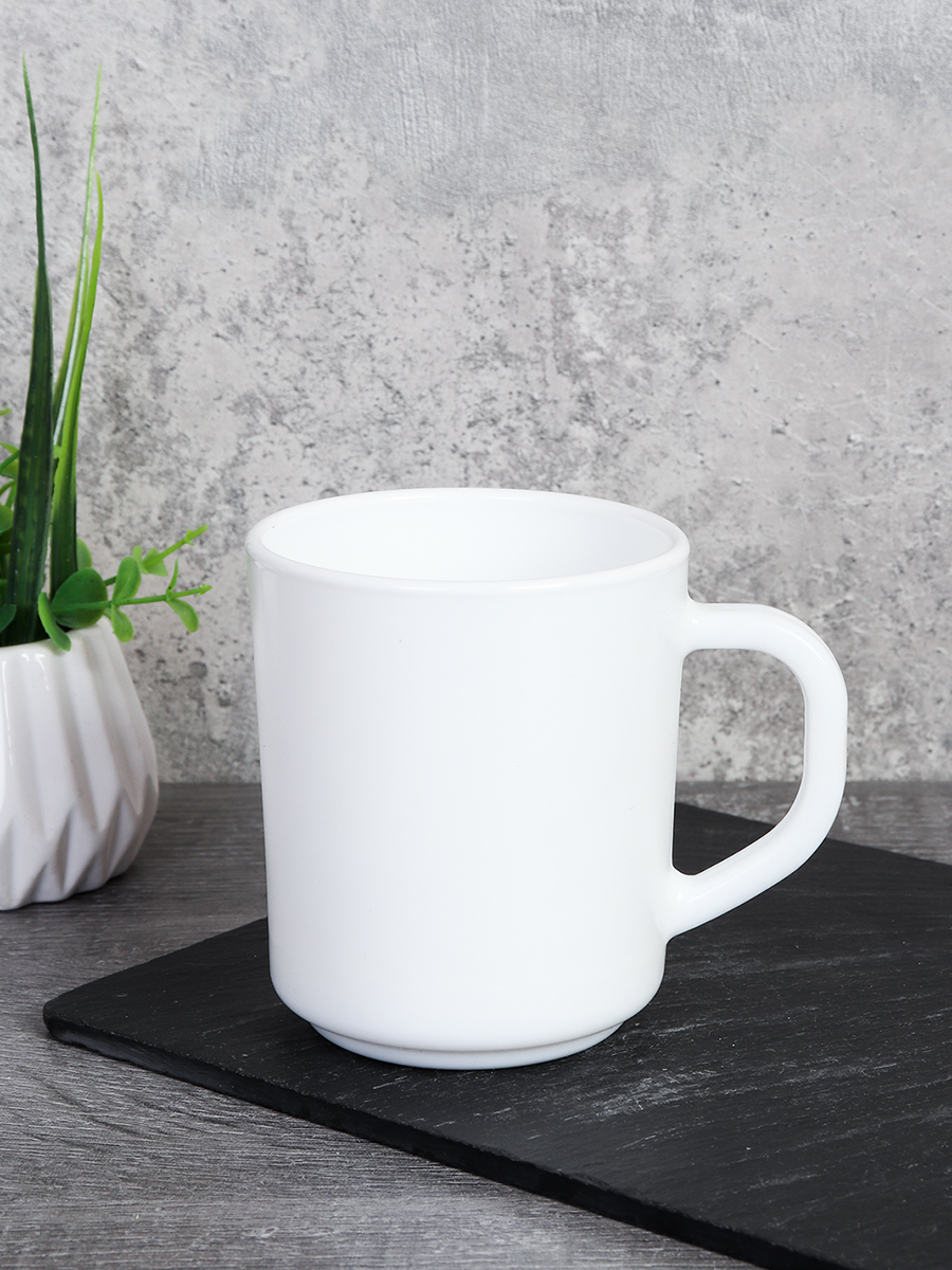 Кружка 270 мл гладкая OSZ ШТУЧНО WUT270 (white) /уп 6/48/