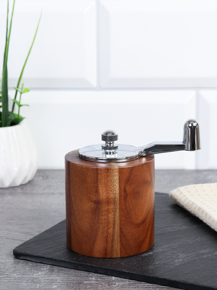 Мельница для специй и соли 6 см Акация / M-JS207-3-6 /уп 128/