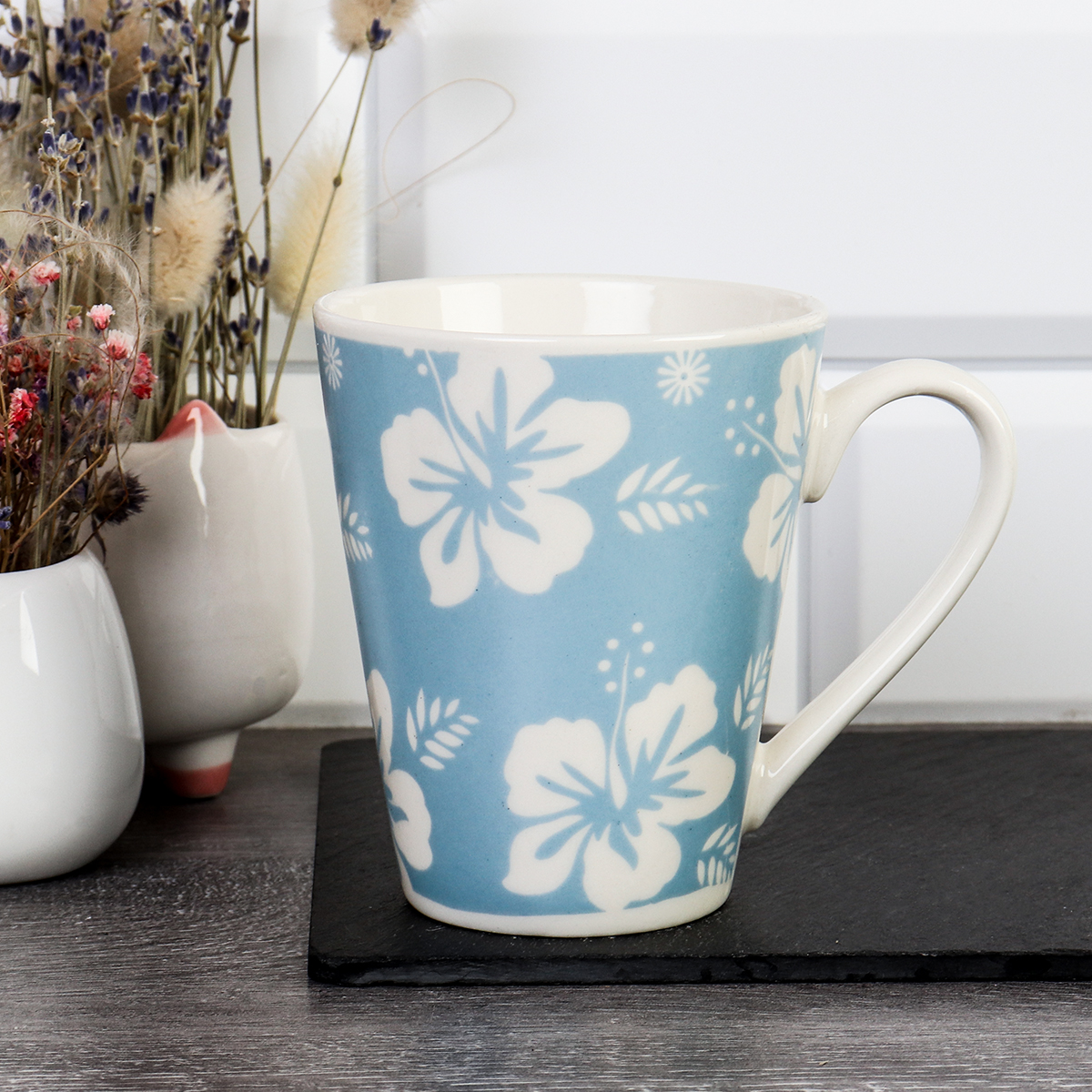 Кружка 300 мл Цветы / TV101 /уп 72/ ПРОМО АКЦИЯ