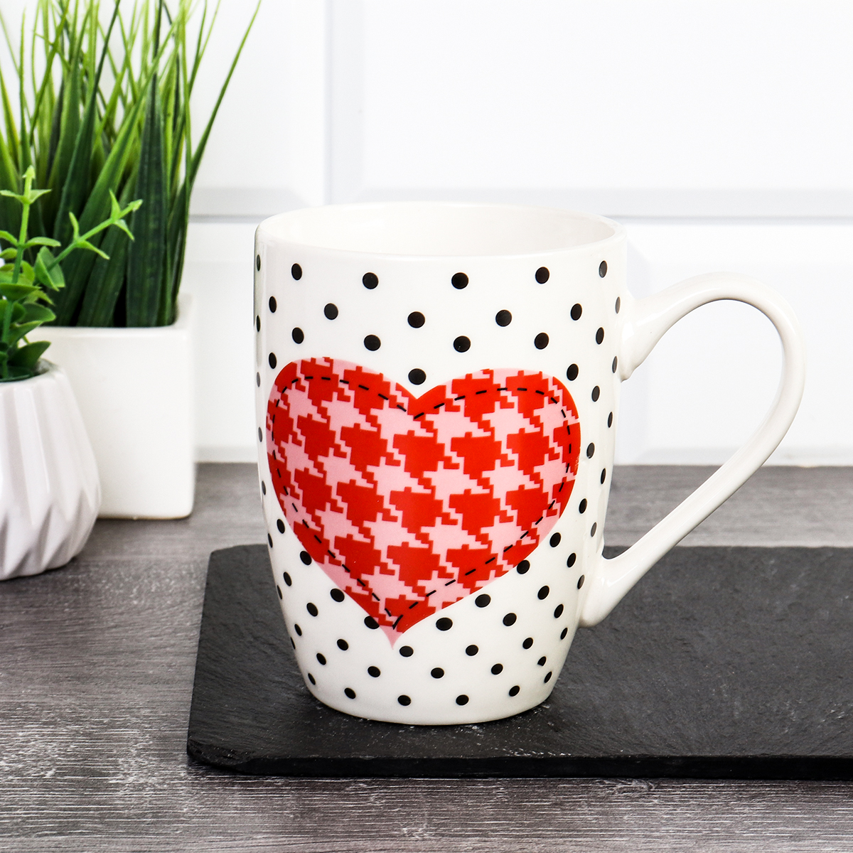 Кружка 380 мл Любовь Сердце / K357-1 /уп 72/