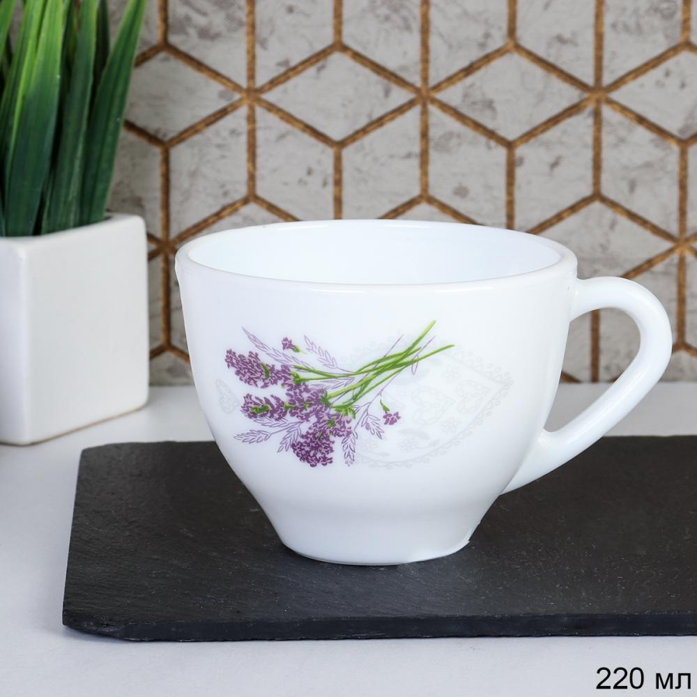 Кружка 220 мл / GB220/GD55-6A (7131-2) / Букет лаванды