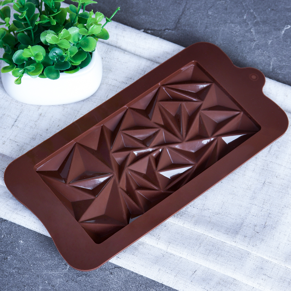 Форма для шоколада силиконовая / HL-245 /уп 300/ 21*10,3*1 см/ 0,04/ ПРОМО АКЦИЯ