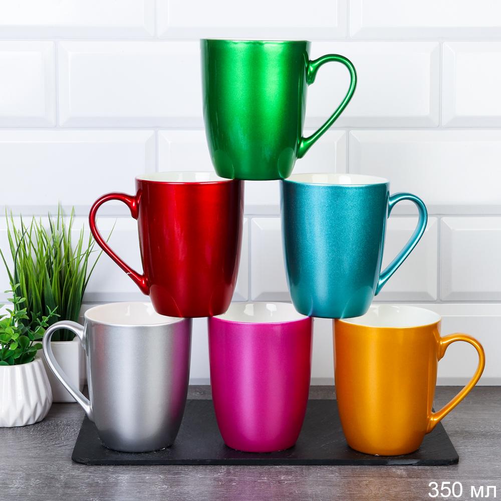 Кружка 350 мл Яркие цвета Неон / GB-E /уп 72/ Классика/ АКЦИЯ