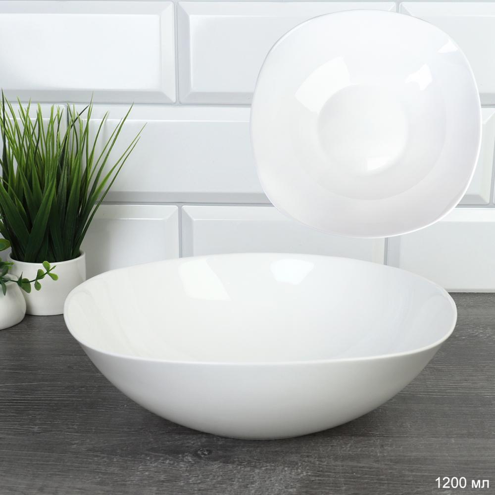 Салатник квадратный 1400 мл 228 мм / SQ-LFW90 /уп 18/