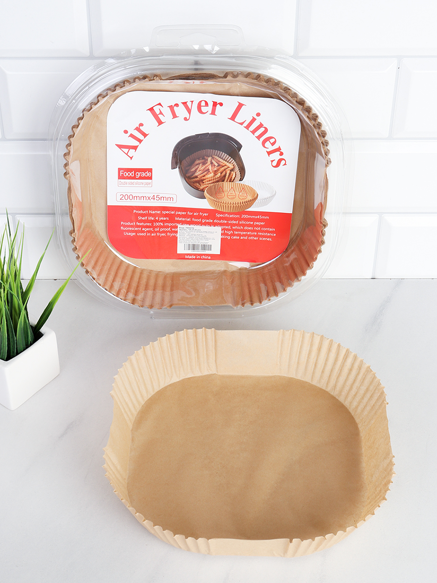 Формы для запекания бумажные маслостойкие Квадрат 20х4,5 см, набор 50 шт / FB-20-50-272 /уп 120/