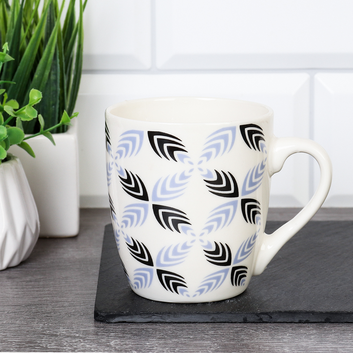 Кружка 250 мл Орнамент / HT0444 /уп 96/ ПРОМО АКЦИЯ