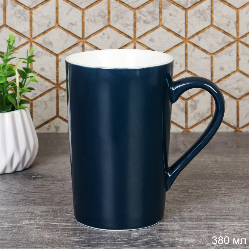 Кружка 380 мл Классика Кобальт / WRF-164 /уп 48/ ПРОМО АКЦИЯ