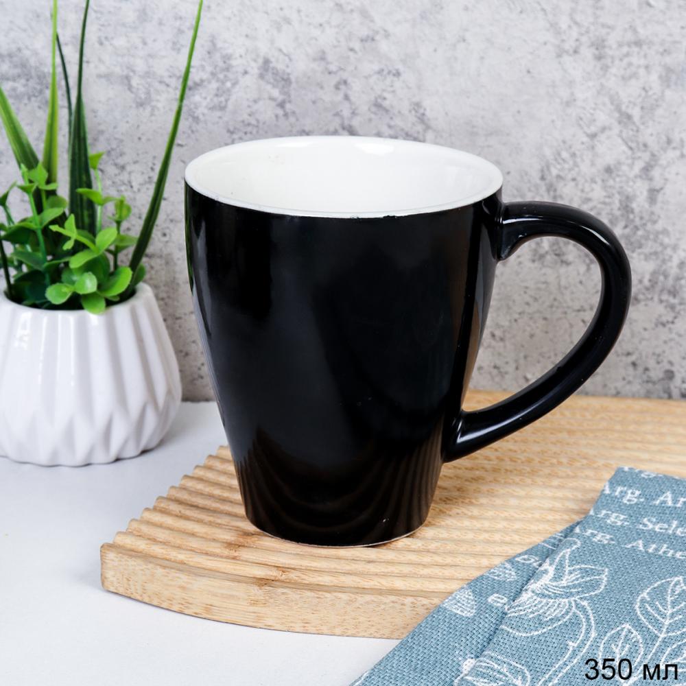 Кружка 350 мл Блэк / BGL-104 /уп 36/