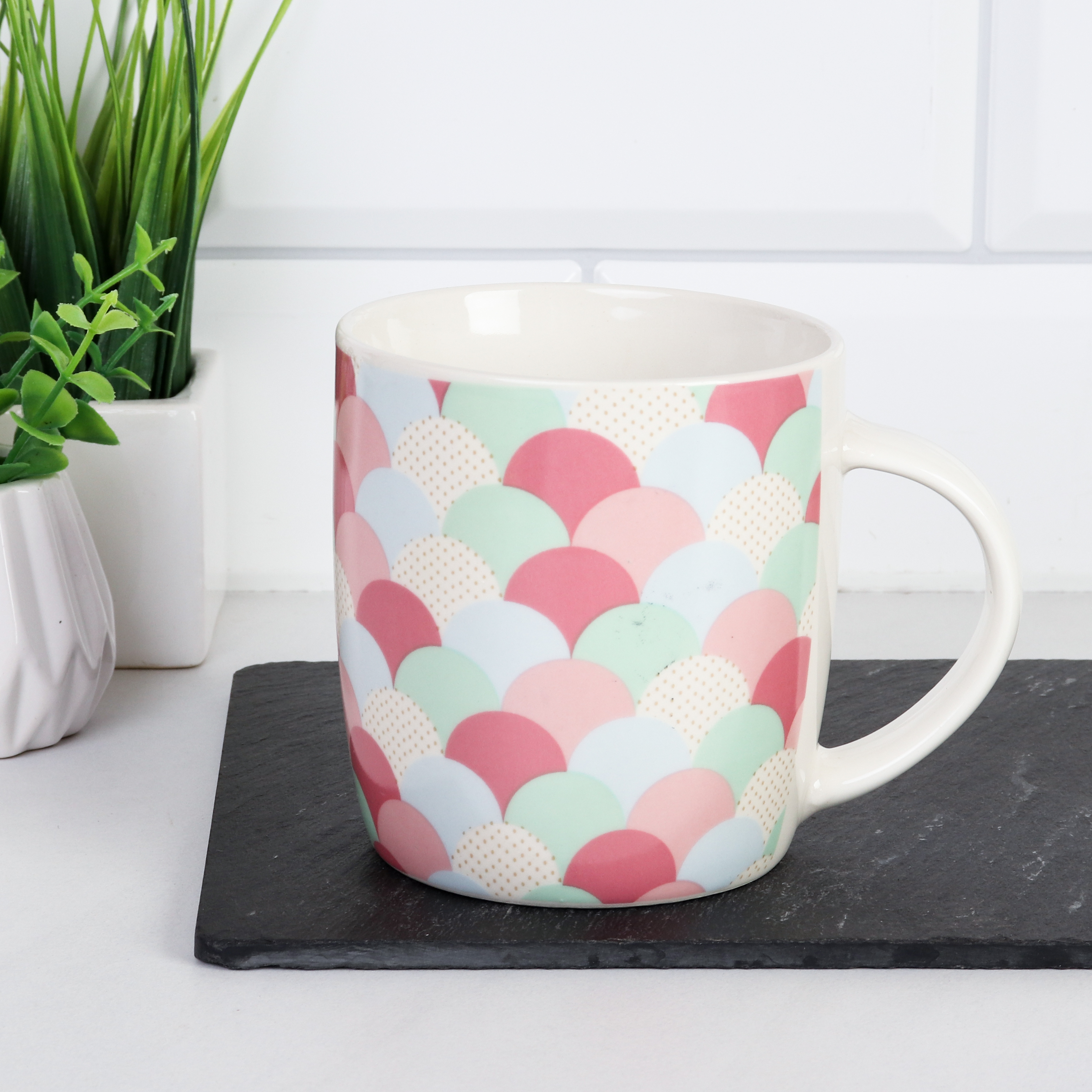 Кружка 400 мл Геометрия / P005 /уп 72/ ПРОМО АКЦИЯ