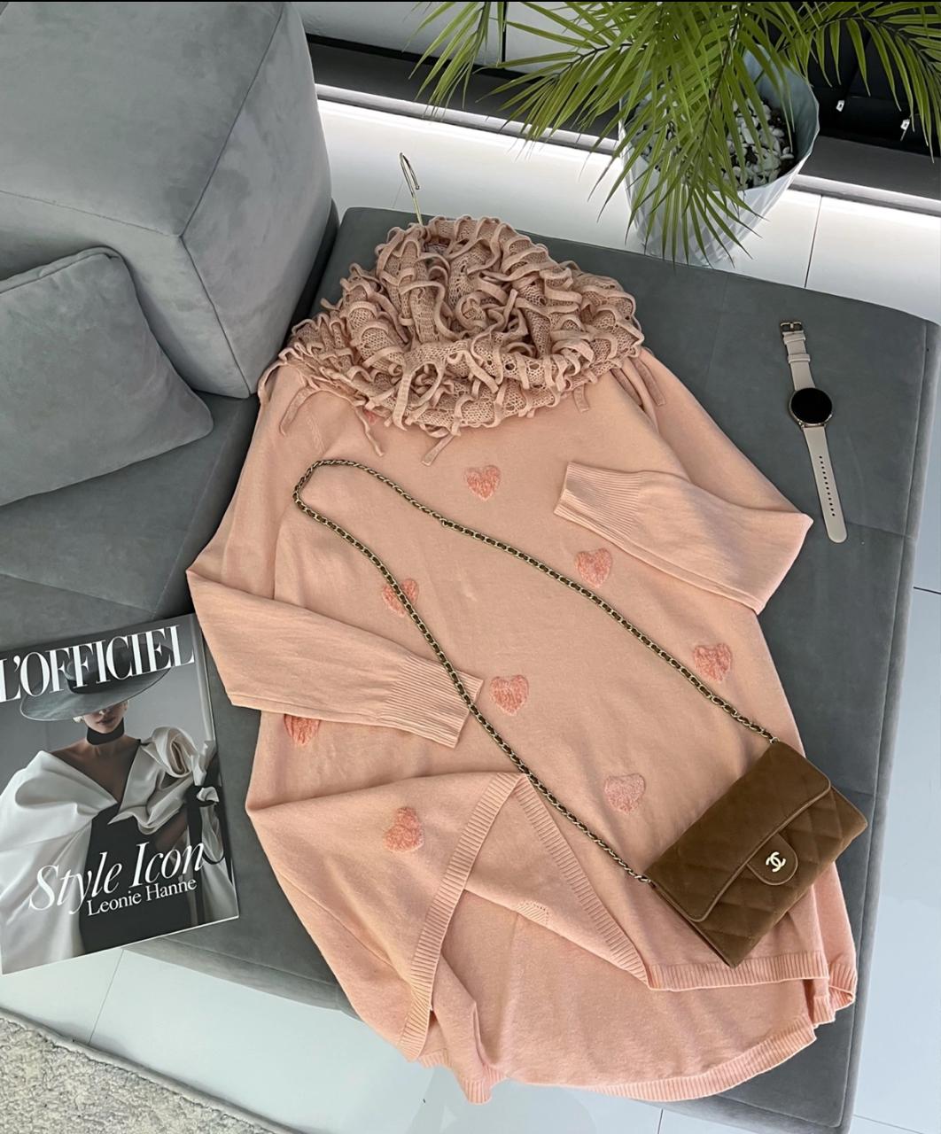 Кофта женская + шарф, код 7384206