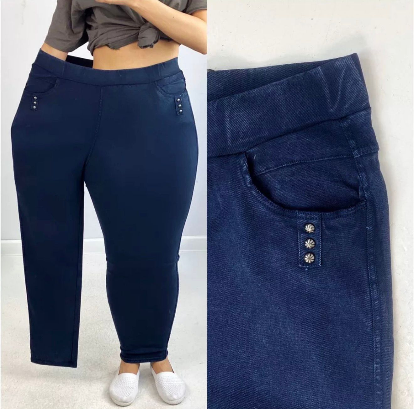 Джеггинсы женские, код 6841496