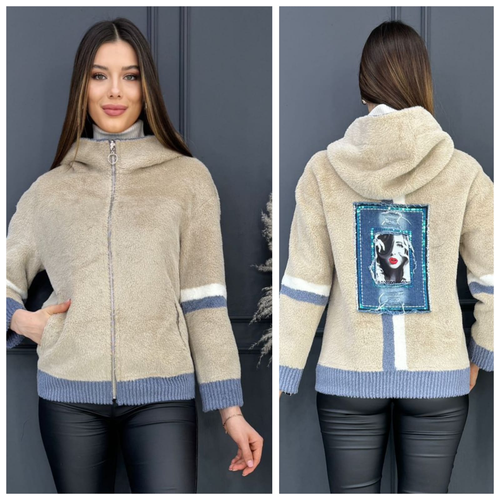 Дубленка женская, код 6841753