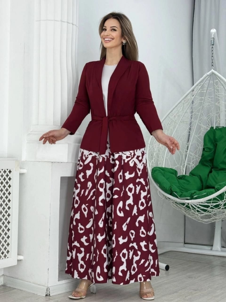 Платье+пиджак женское, код 6841737