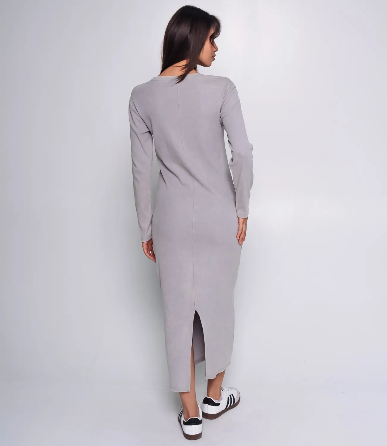 СТ. ЦЕНА 1090 руб//Платье #КТ7006, серый