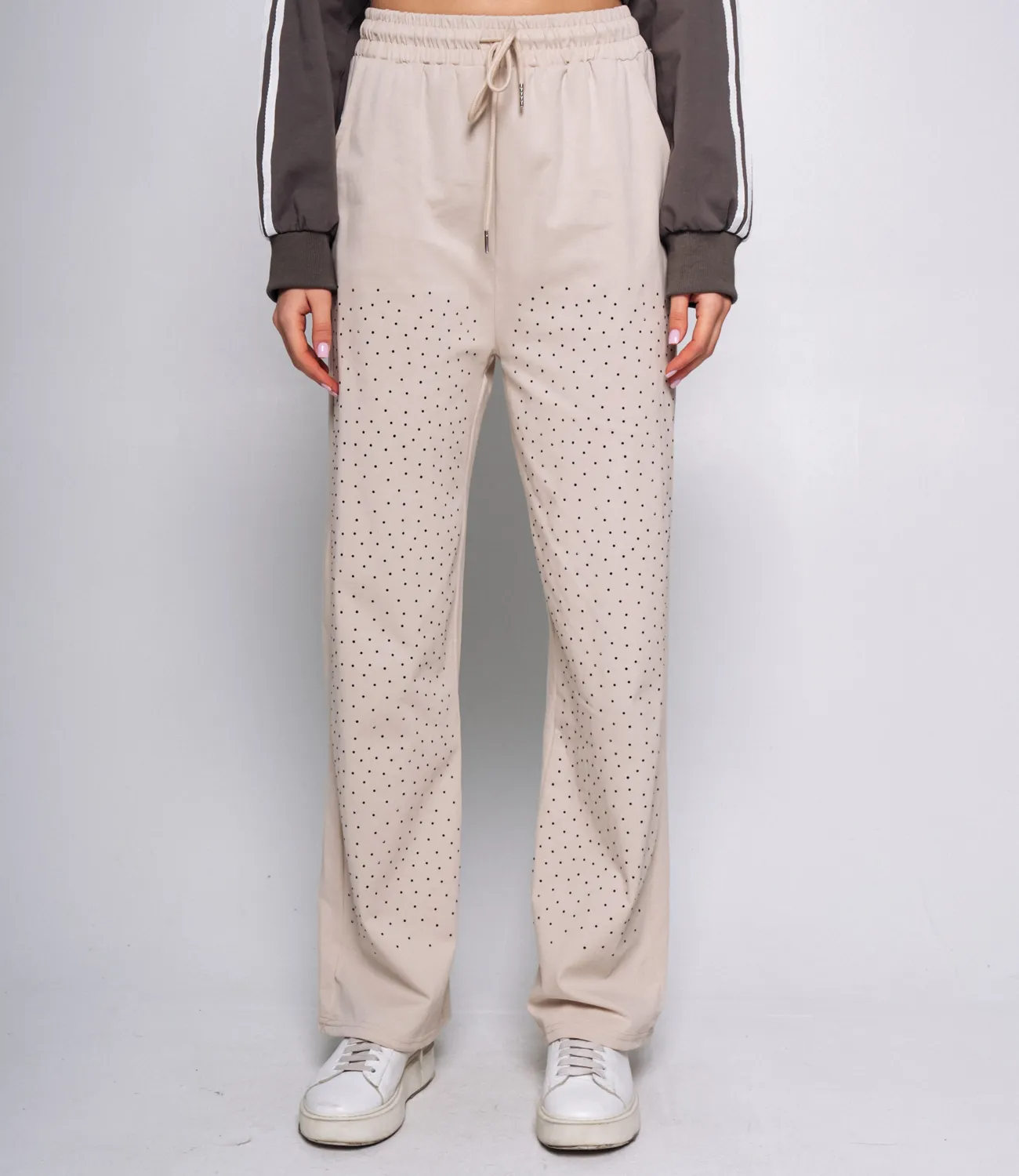 СТ. ЦЕНА 780 руб//Спортивные брюки #КТ093 (1), бежевый