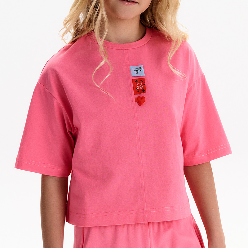 ст. цена590,8руб.! GFT3388 футболка для девочек (1 шт в кор.)