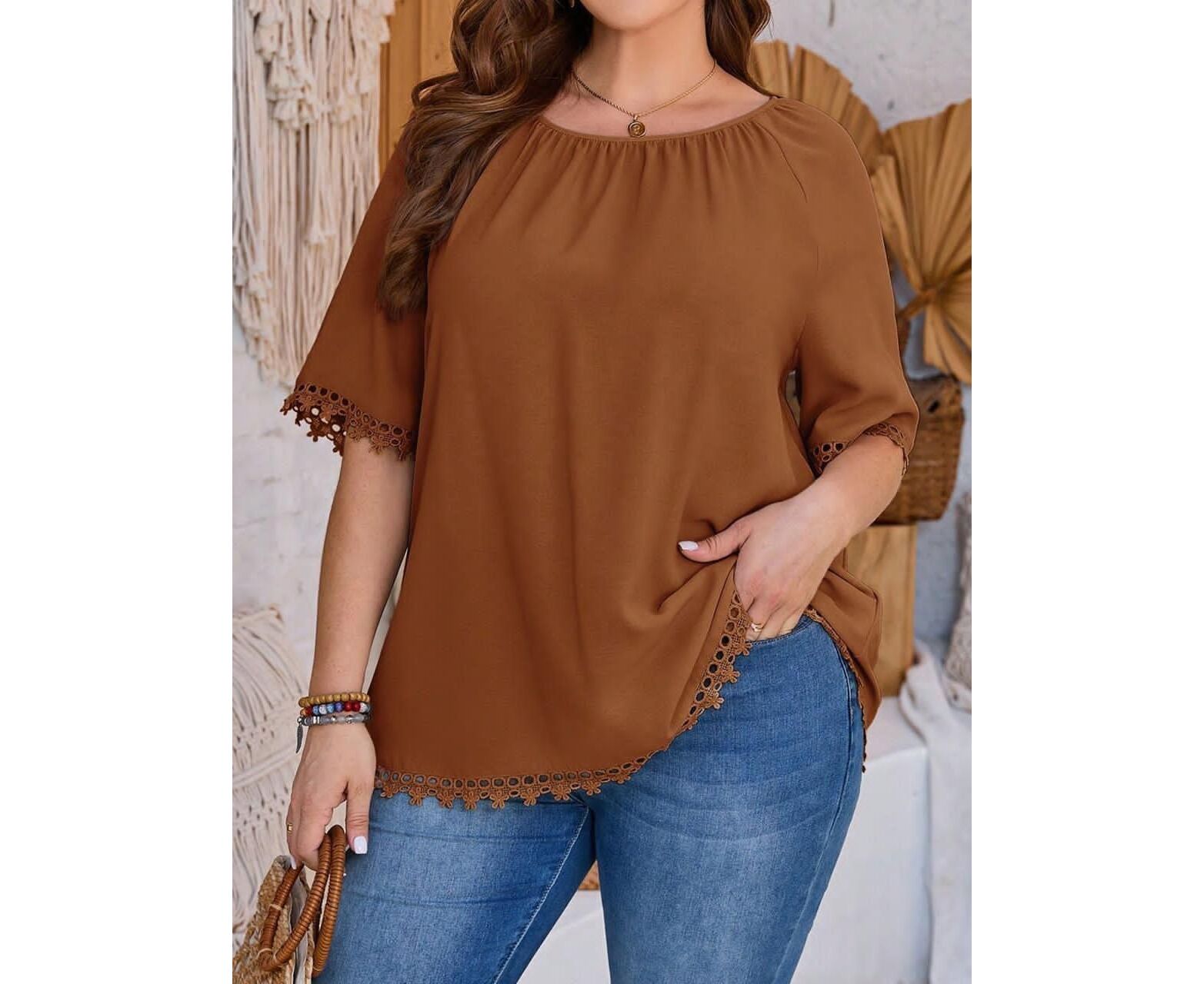 Блузка женская, код 7384164