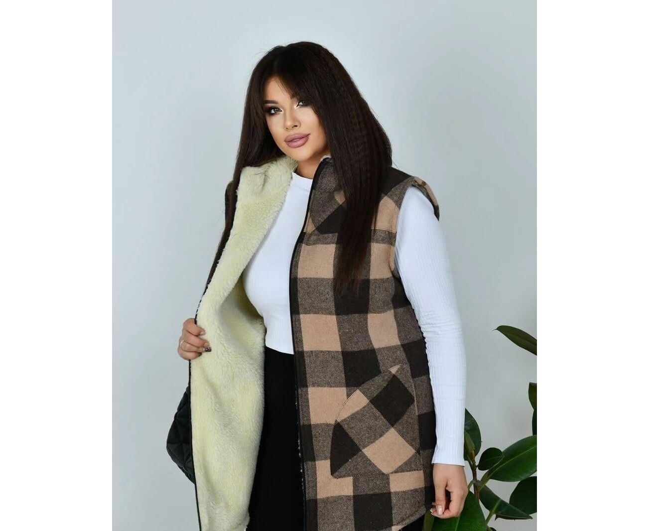 Безрукавка женская, код 7384415