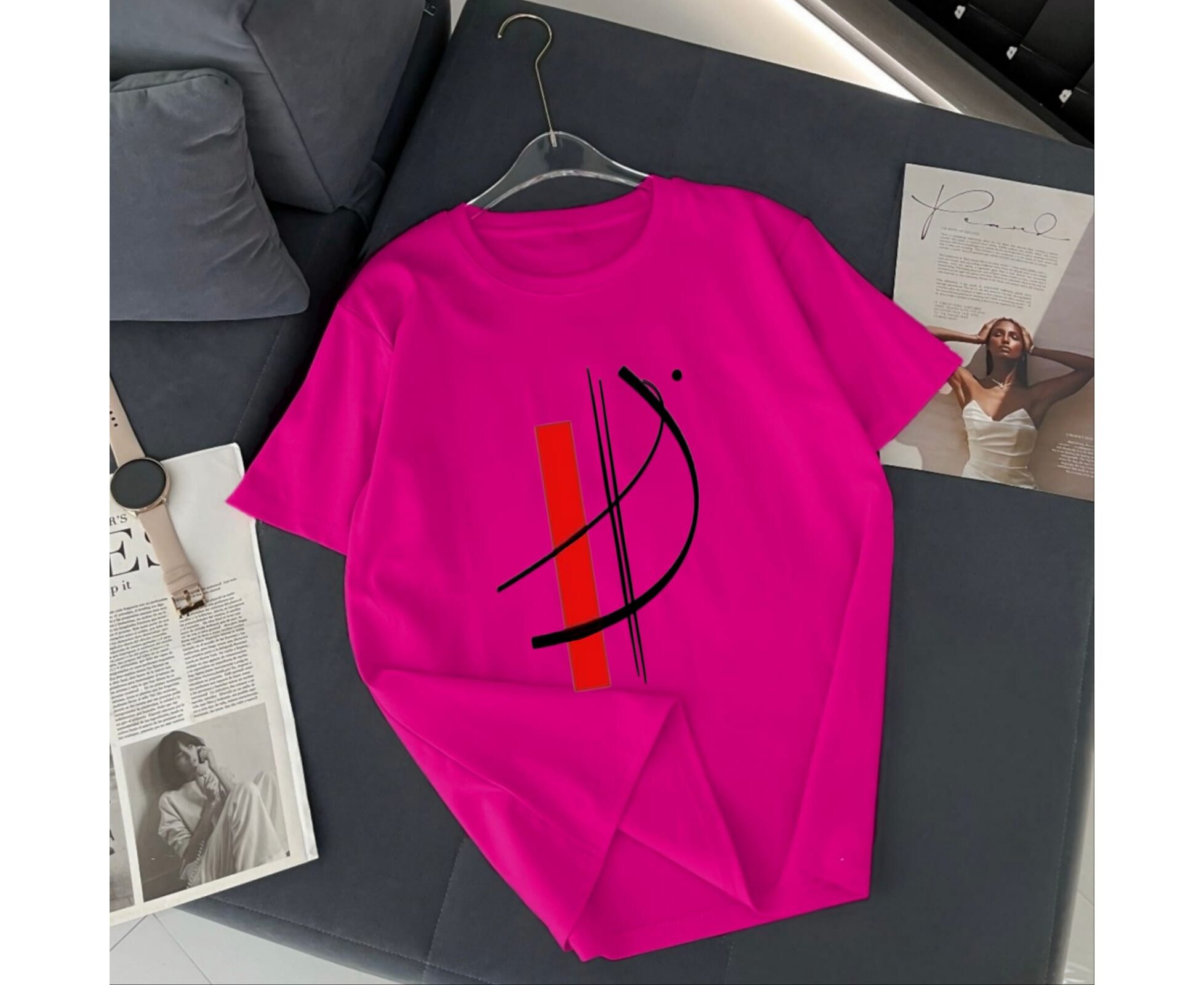 Футболка женская, код 7384501