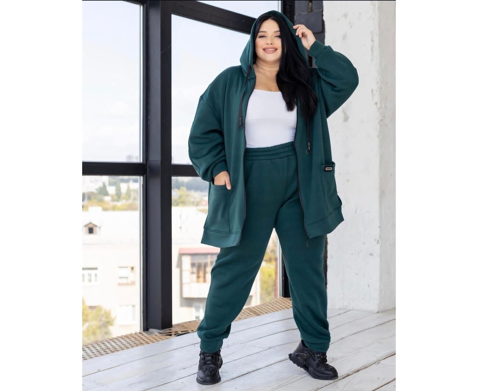 Костюм спортивный женский, код 7384439