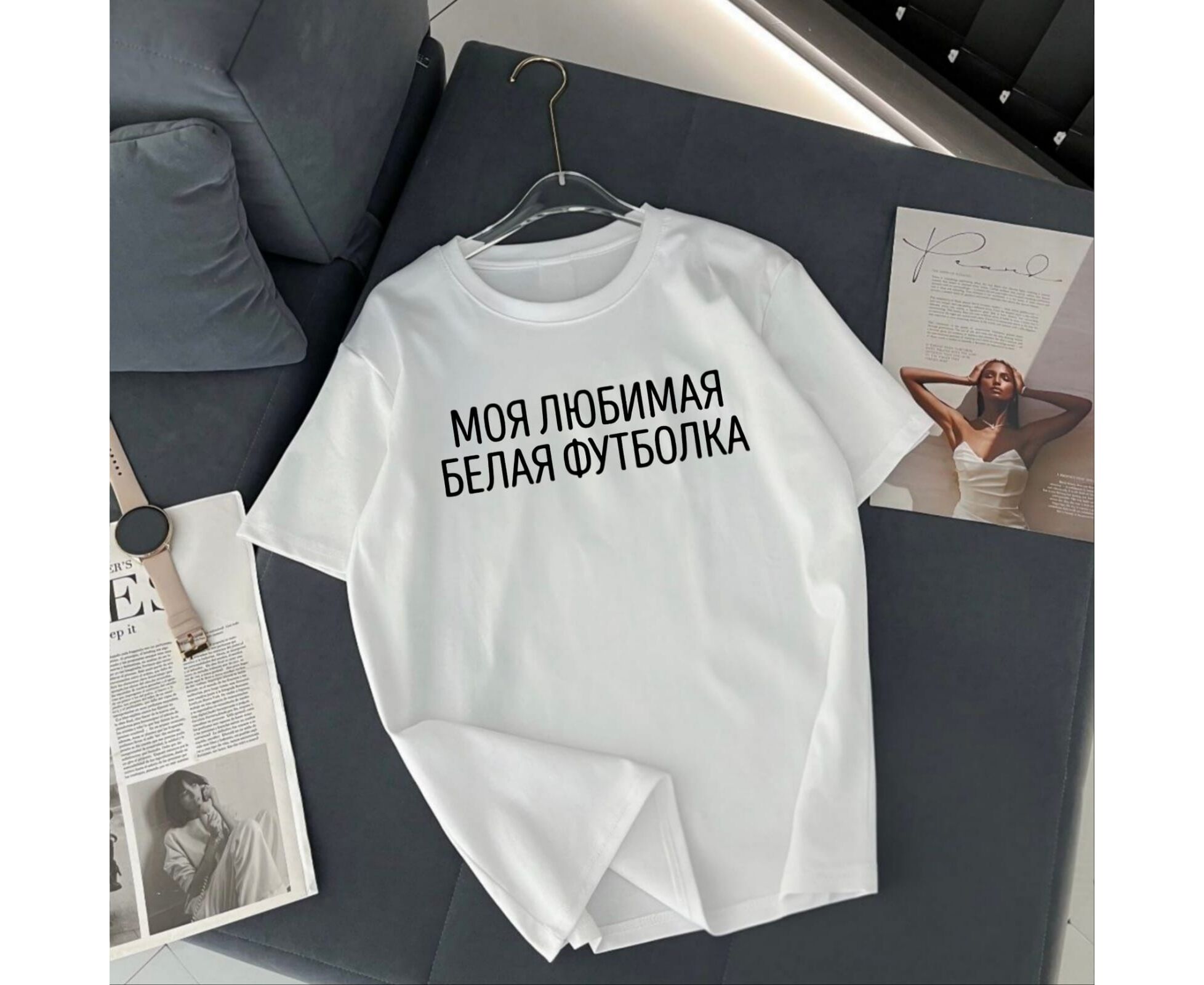 Футболка женская, код 7384517