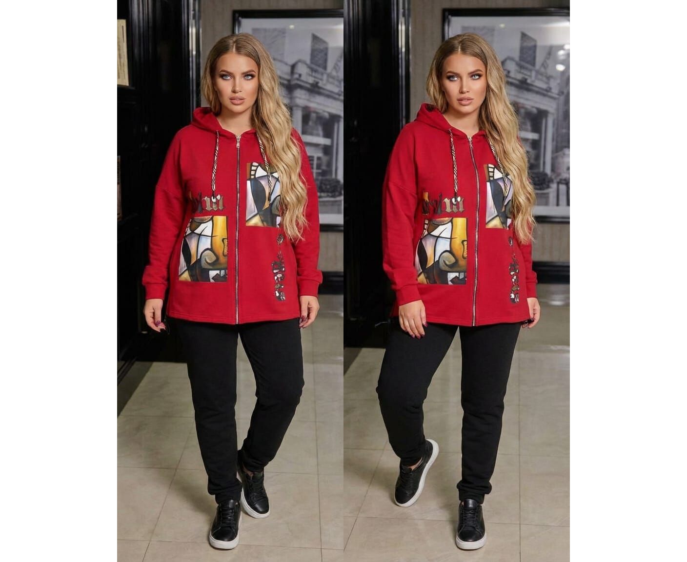 Костюм спортивный женский, код 2592523