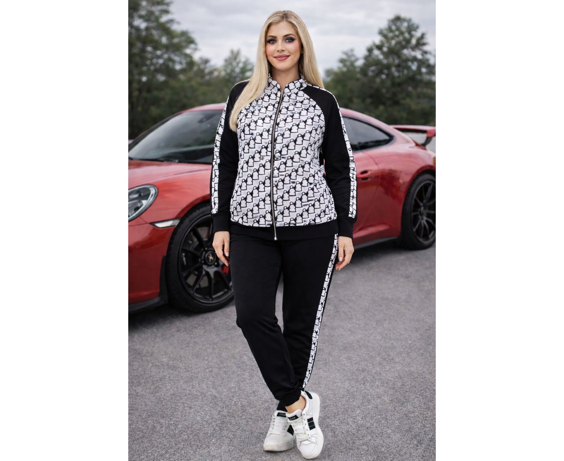 Костюм спортивный женский, код 6841839