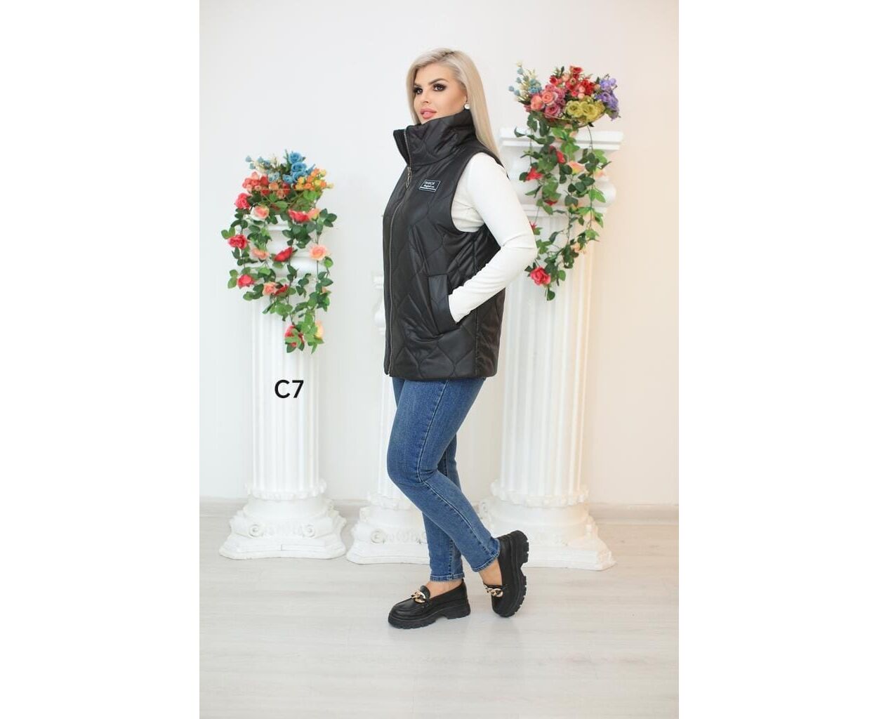 Безрукавка женская, код 7384388