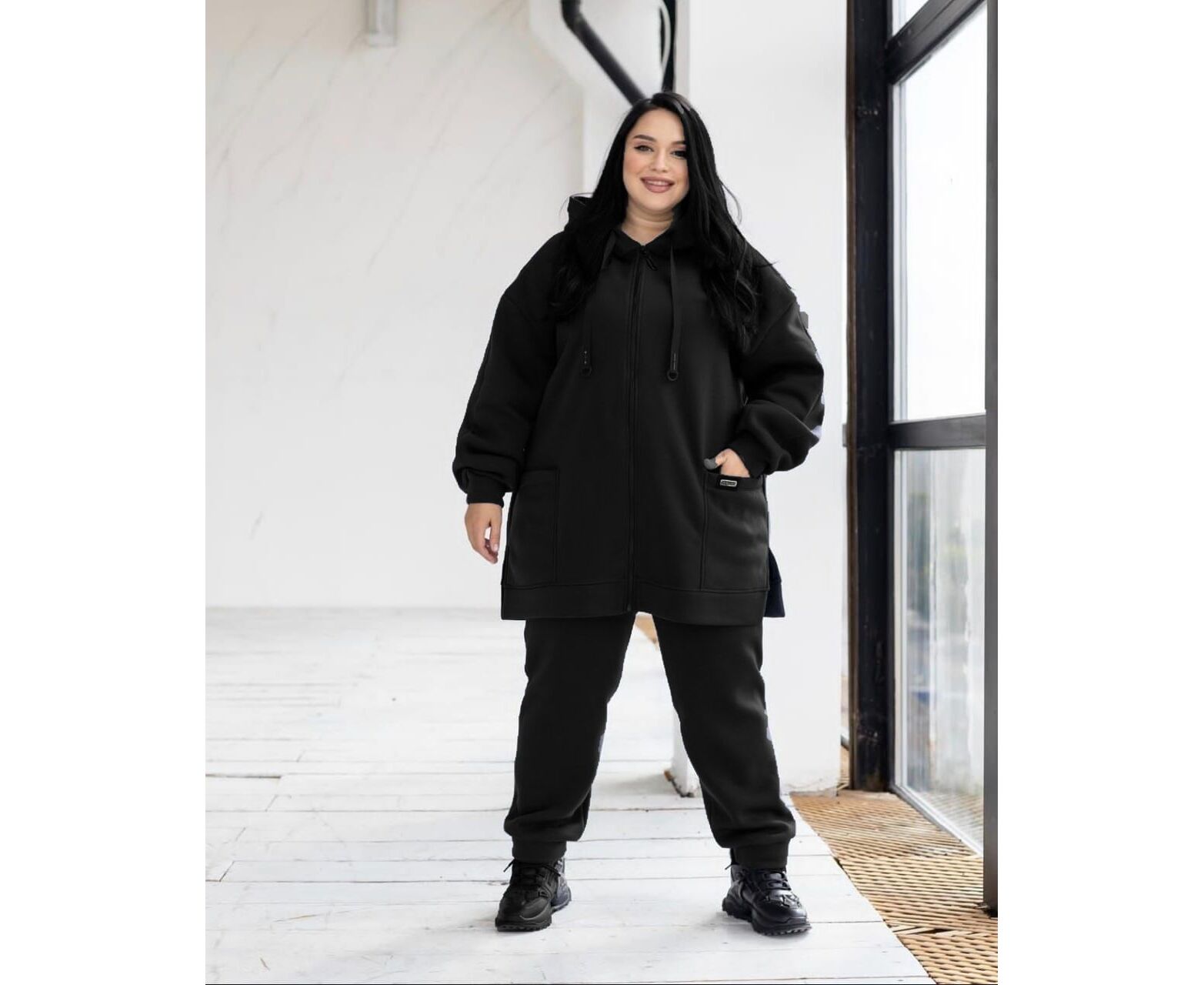 Костюм спортивный женский, код 7384440