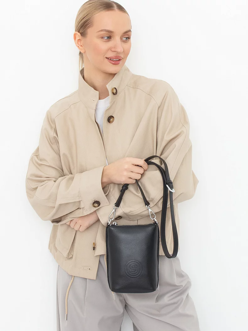 Сумка 98511 black Velina Fabbiana-Safenta